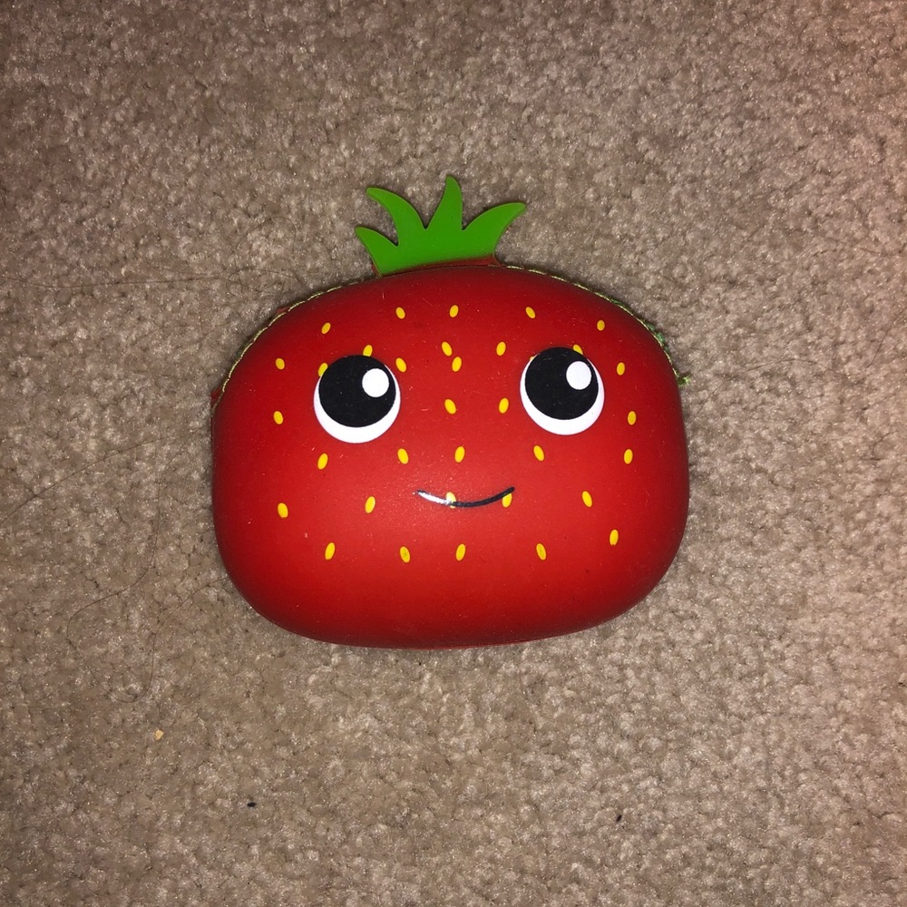 strawberry coin purse